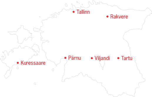 Overall Eesti esindused