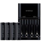 Sanyo Eneloop kiirlaadija + 4 AA XX 2400mAh akut