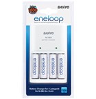 Sanyo Eneloop  laadija + 4 AA 1900 mAh akut