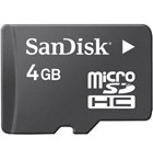 SanDisk 4GB microSDHC Card