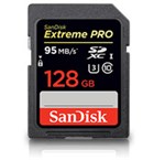 SanDisk 128GB SDXC Extreme Pro 95MB/s 633X Class10