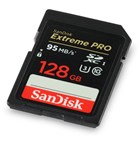 SanDisk 128GB SDXC Extreme Pro 95MB/s 633X V30 4K