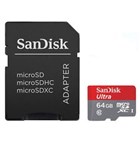 SanDisk 128GB microSDXC Ultra+SDadap. 80MB/s 533X
