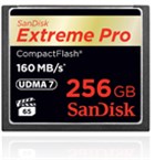 SanDisk 256GB CF Extreme Pro 160MB/s 1067X