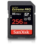 SanDisk 256GB SDXC Extreme Pro 95MB/s 633X Class10