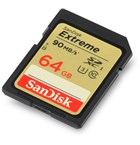 SanDisk 64GB SDXC Extreme 90MB/s 600X Class10/UHS1