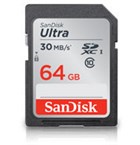 SanDisk 64GB SDXC Ultra 30MB/s 200X Class10