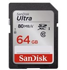 SanDisk 64GB SDXC Ultra 80MB/s 533X Class10/UHS1