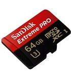 SanDisk 64GB microSDXC Extreme Pro 95MB/s 633X