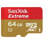 SanDisk 64GB microSDXC Extreme+SD Adapter+RPD