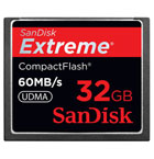 32GB 400X CF Card Extreme SanDisk