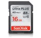 SanDisk 16GB SDHC Ultra PLUS 40MB/s 267X Class10