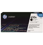 HP 650A must toonerikassett (CE270A)