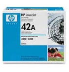 HP 42A must toonerikassett (Q5942A)