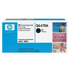 HP 501A must toonerikassett (Q6470A)